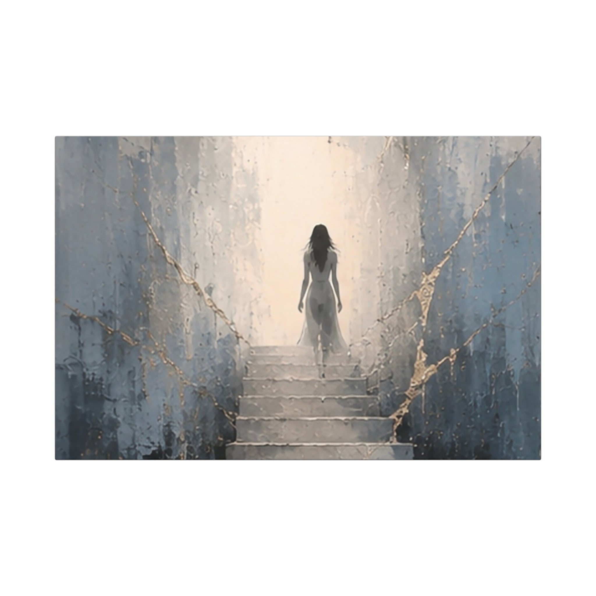Ethereal Staircase Canvas Art