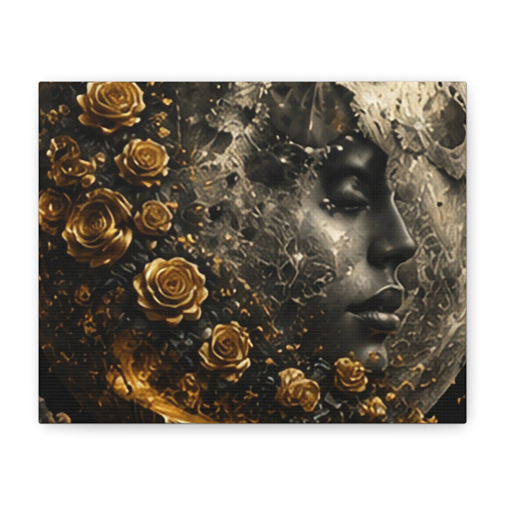 MOON QUEEN Canvas Wall Art — Matte Stretched 1.25"