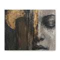 SILENT RELECTION Abstract Face Matte Canvas Wall Art — Stretched 1.25"